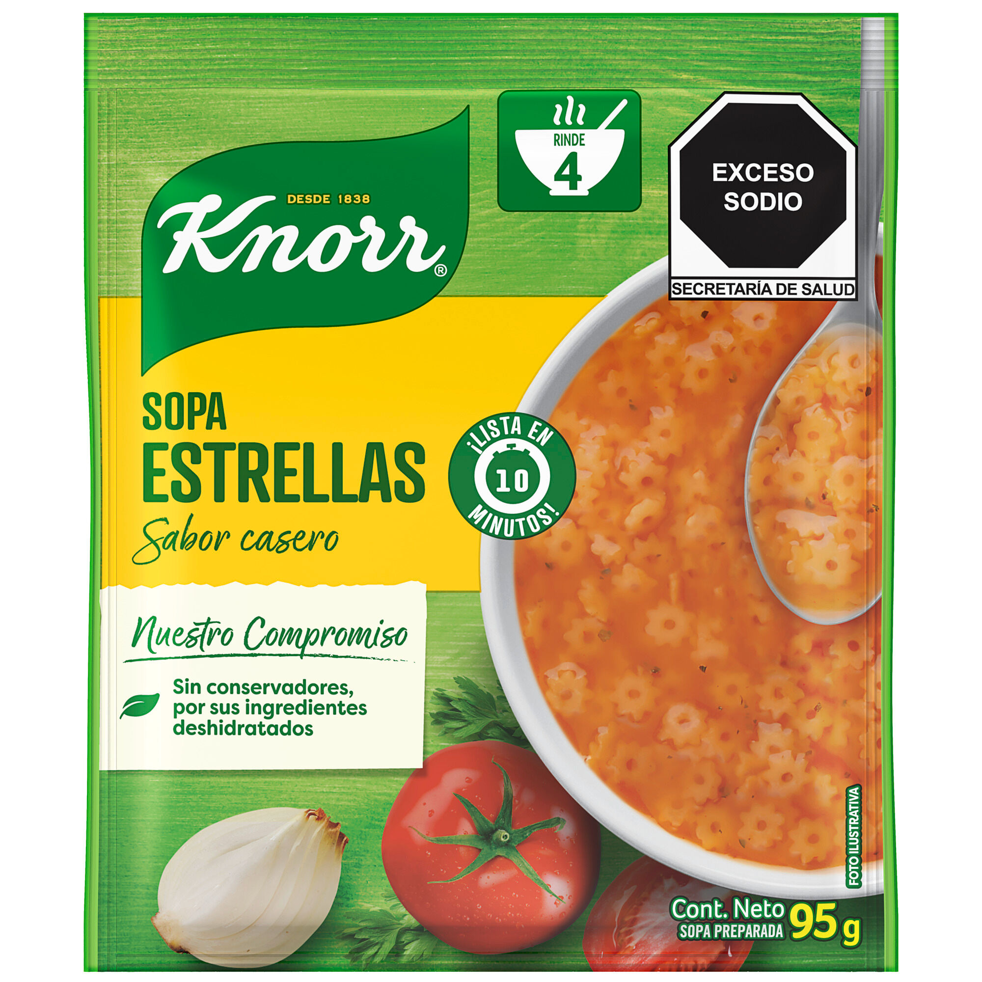 Sopa Estrellas Knorr 95.0 Gr