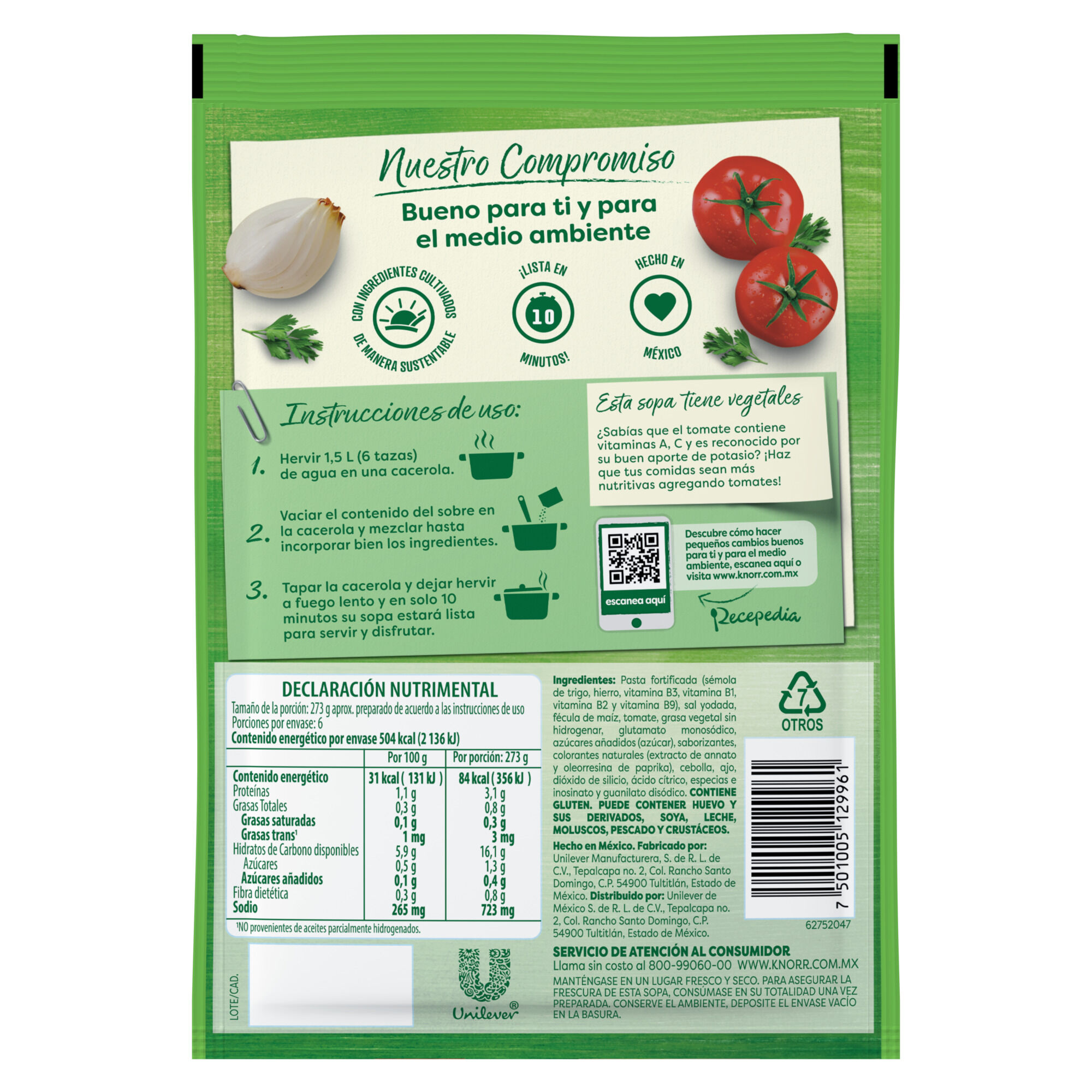 Sopa Fideos Knorr 143.0 Gr