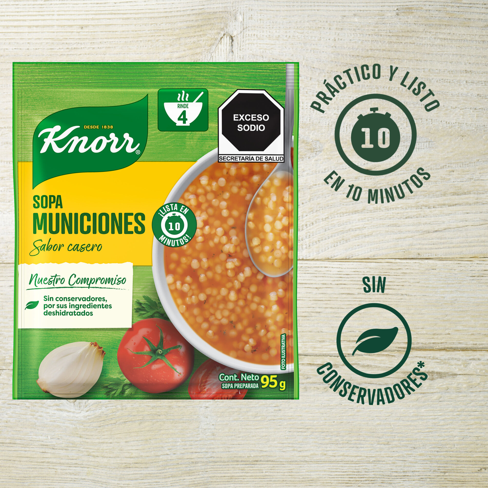 Sopa Municiones Knorr 95.0 Gr