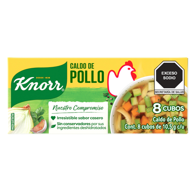 Caldo Pollo Knorr 8 Pza