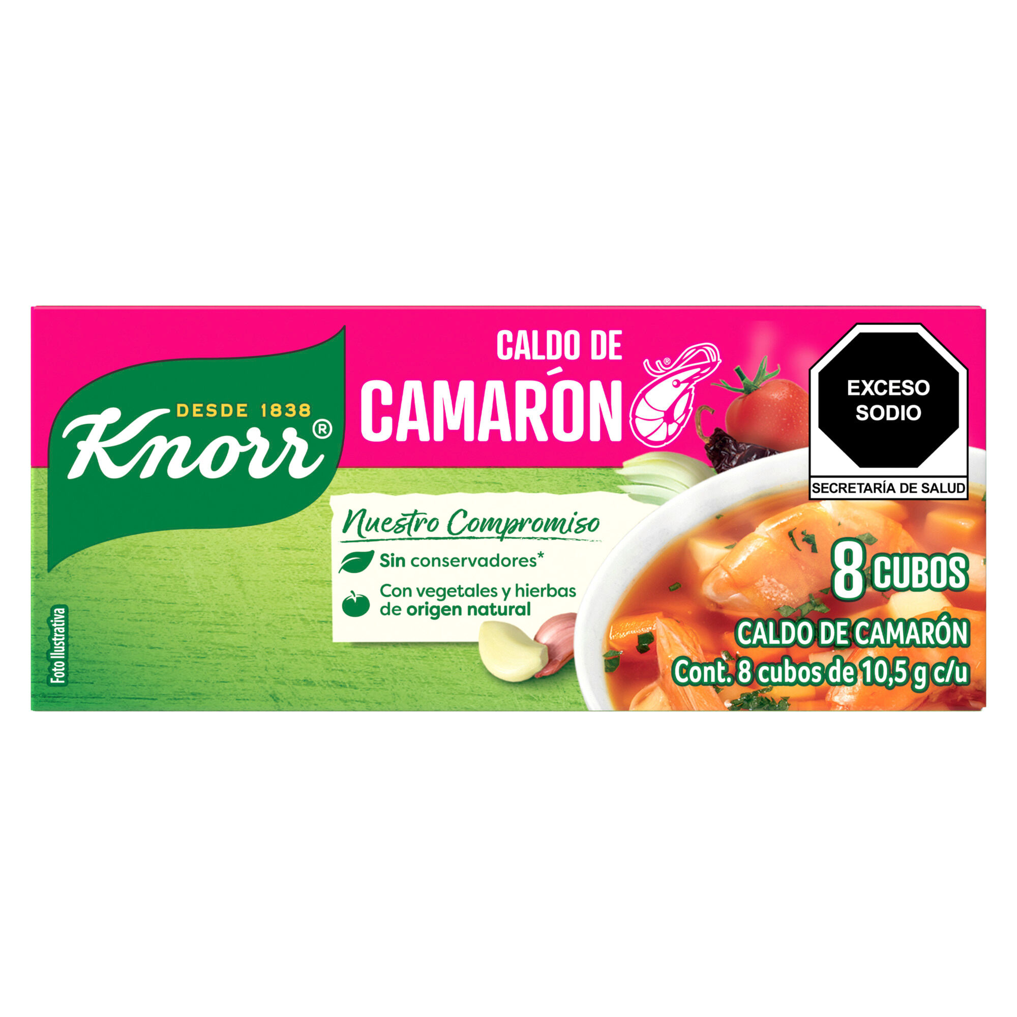 Caldo Camaron Knorr 8 Pza