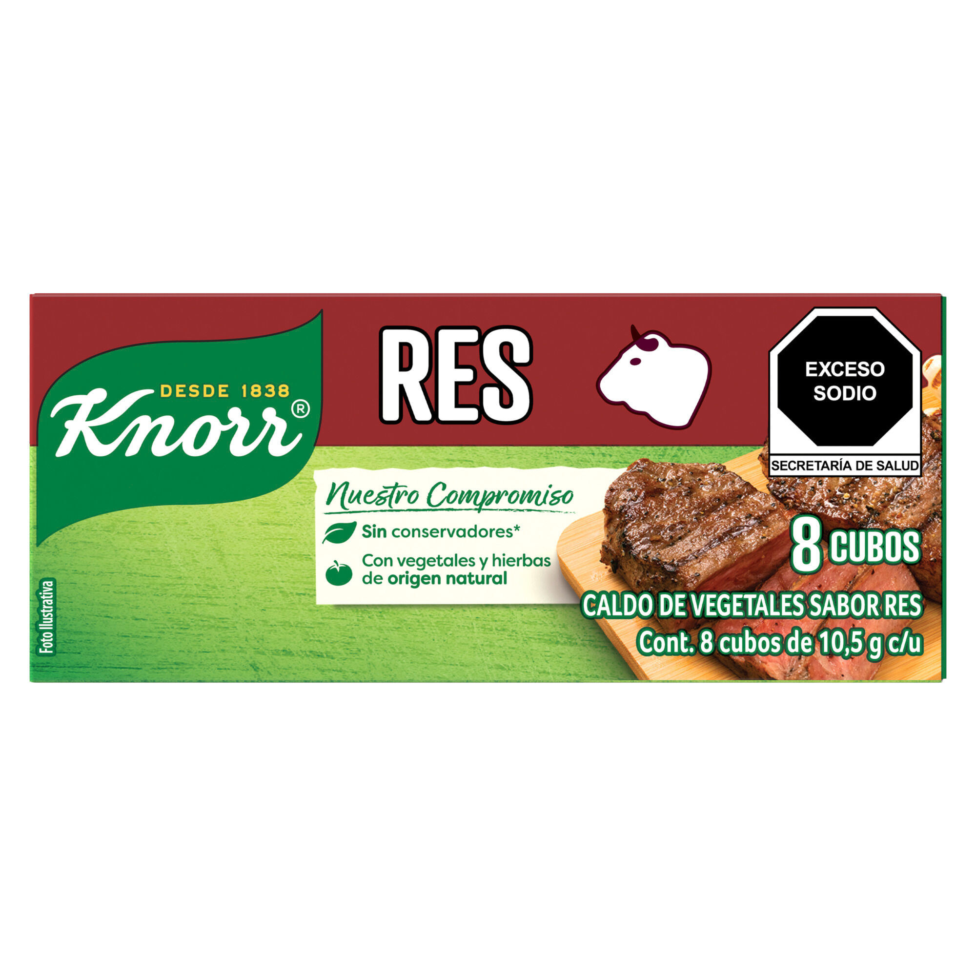 Caldo De Res Knorr 8 Pza