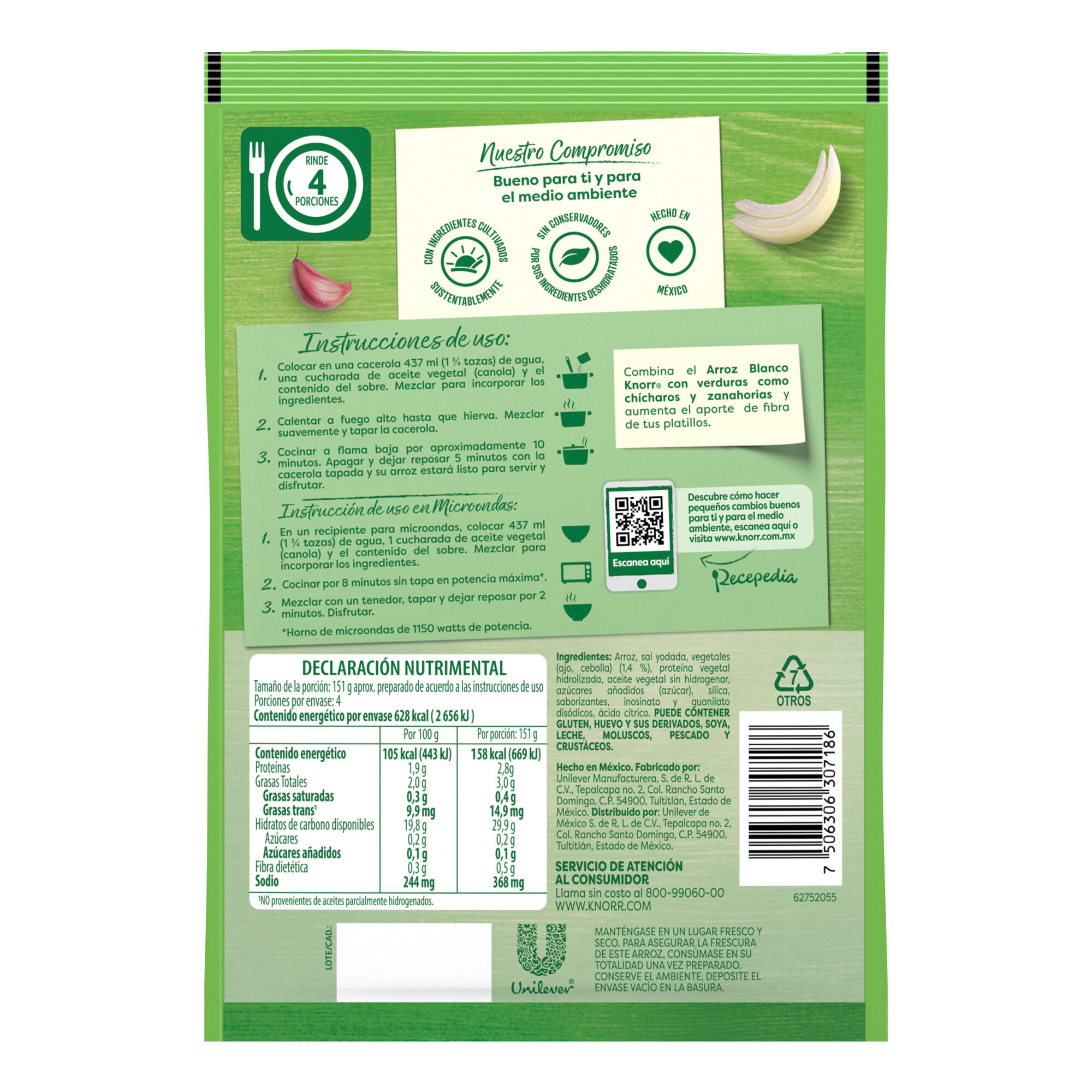 Arroz Blanco Knorr 155.0 Gr