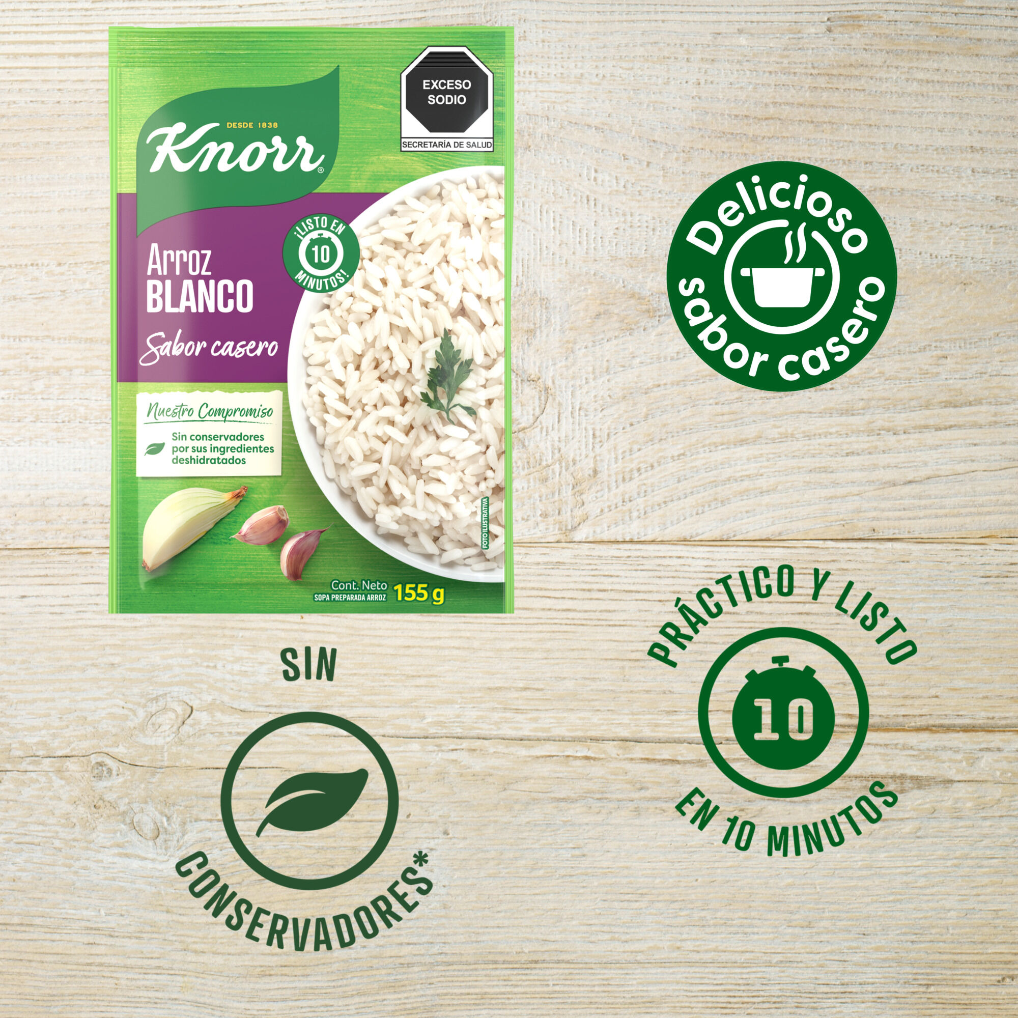 Arroz Blanco Knorr 155.0 Gr