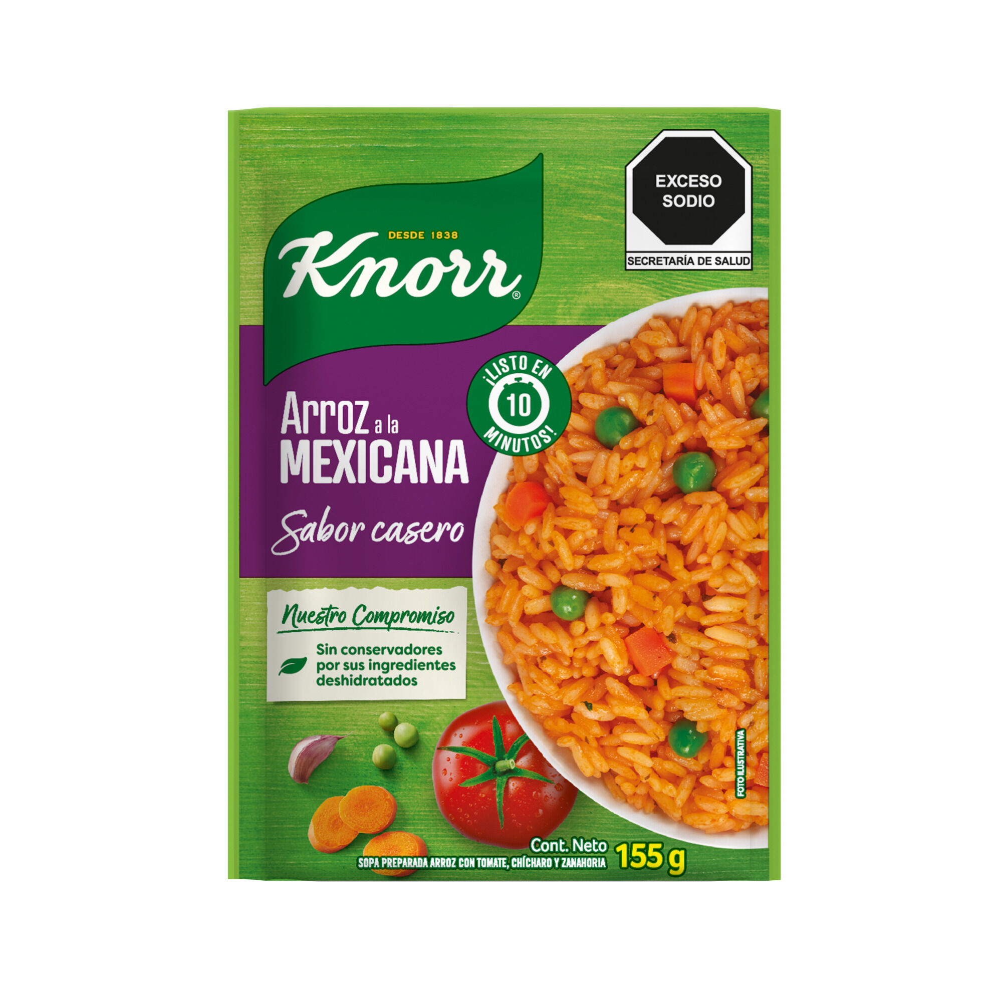Arroz A La Mexicana Knorr 155.0 Gr