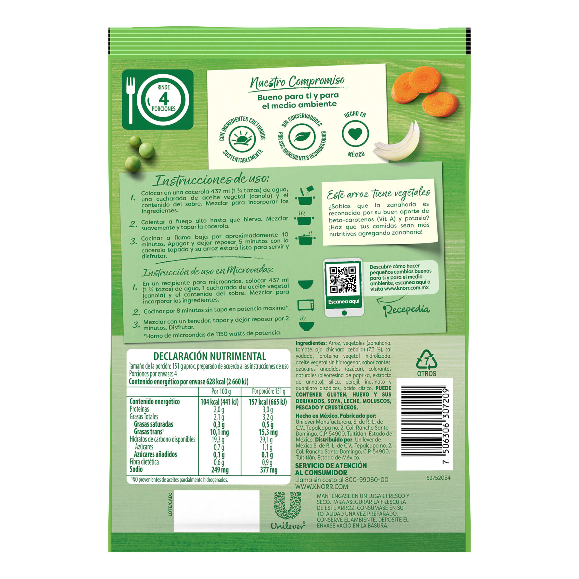 Arroz A La Mexicana Knorr 155.0 Gr