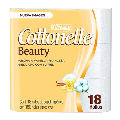 Papel Higienico Cottonelle Beauty Care Kleenex 18 Pza