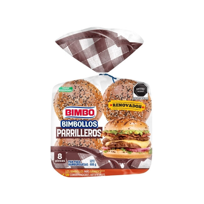 Bimbollos Parrilleros Bimbo 688.0 Gr