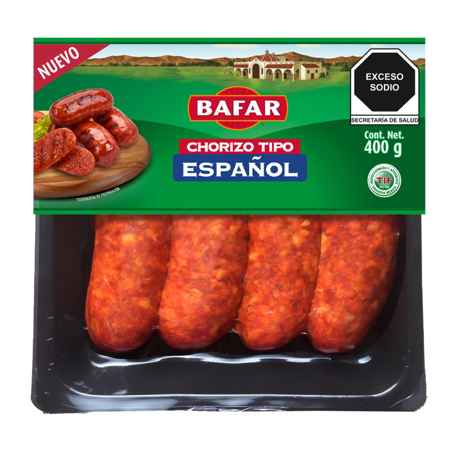 Chorizo Español Bafar 400.0 Gr