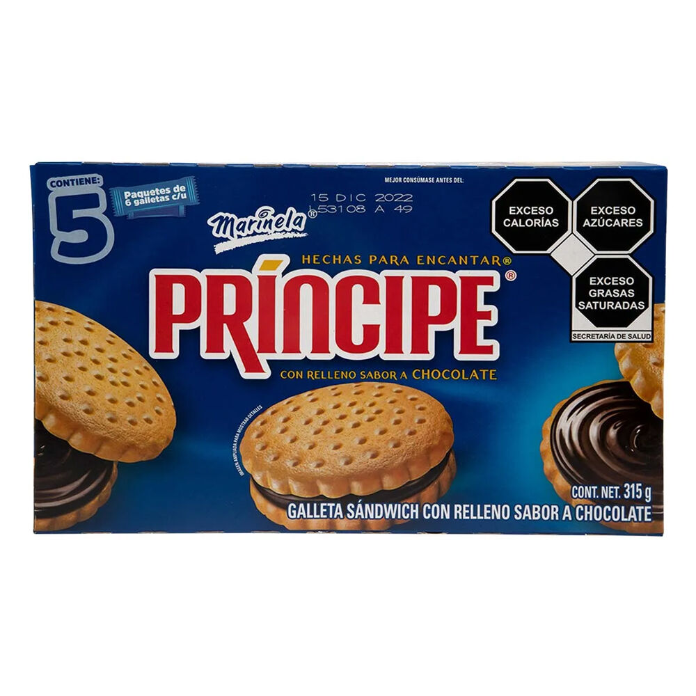 Galletas Principe Marinela 315.0 Gr