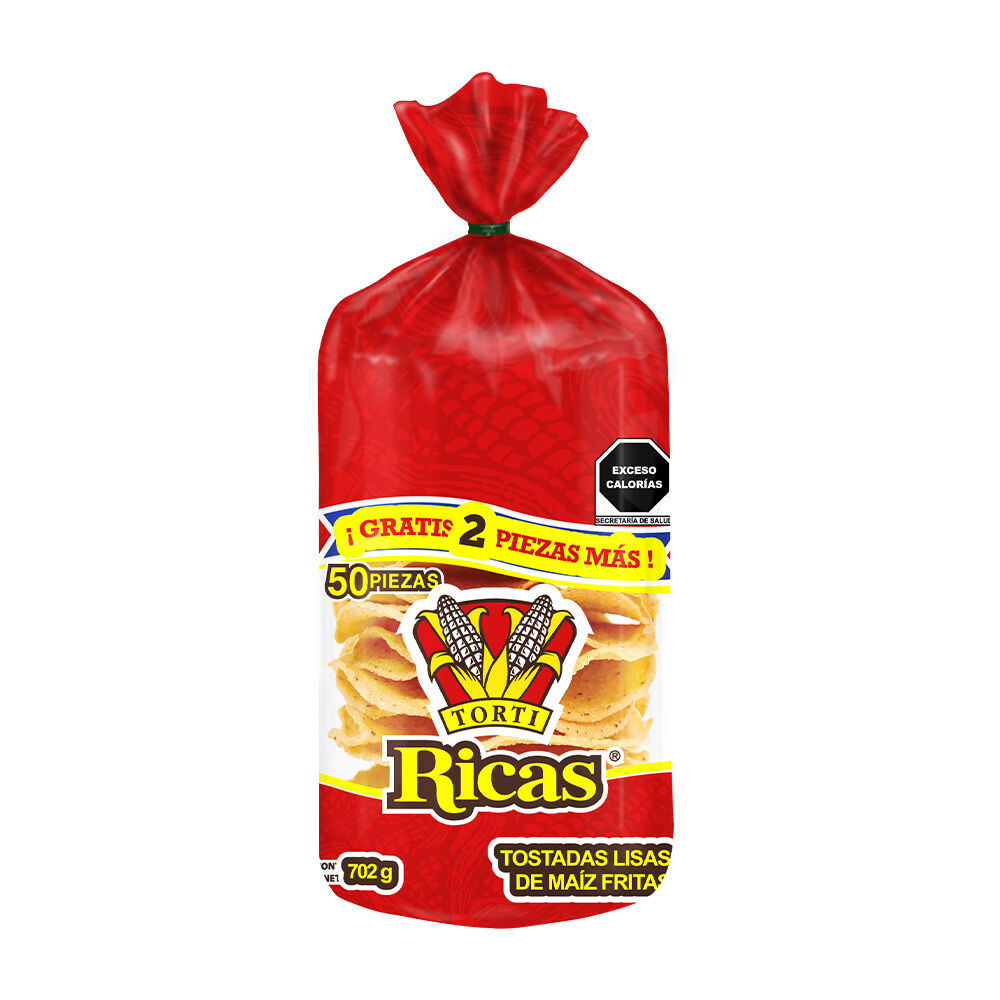 Tostadas De Maiz Lisas Tortiricas 50.0 Pza