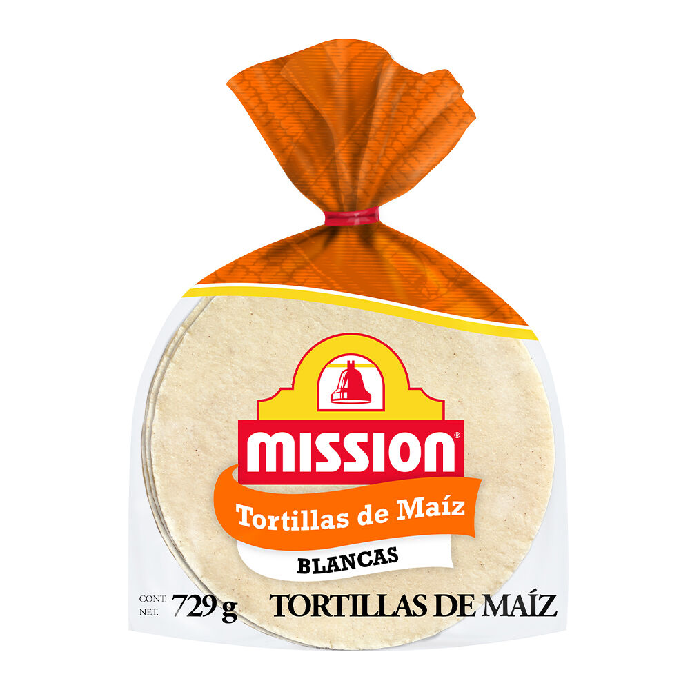 Tortillas De Maiz Blancas Mission 729.0 Gr
