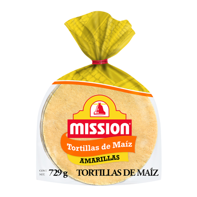 Tortillas De Maiz Amarillas Mission 729.0 Gr