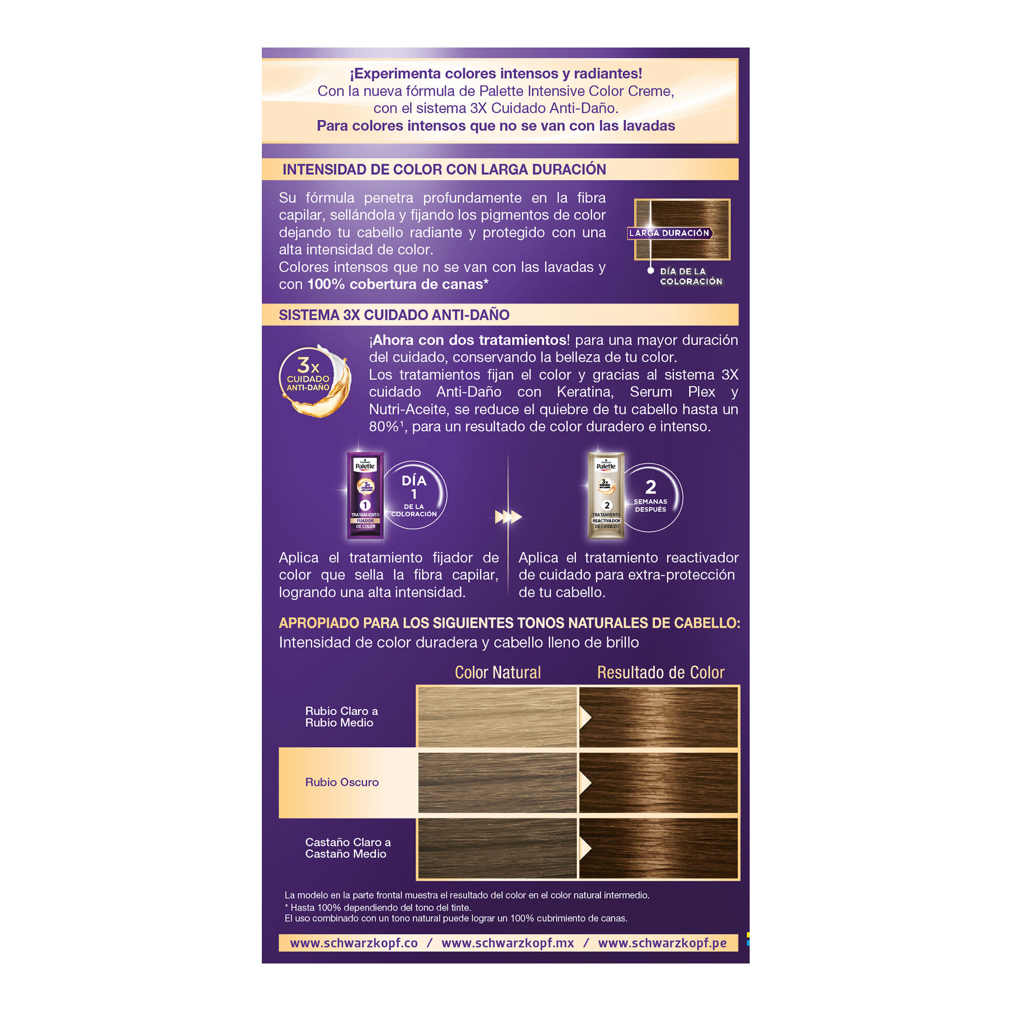 Tinte Cabello Chocolate Oro #6 60 Palette 1.0 Pza