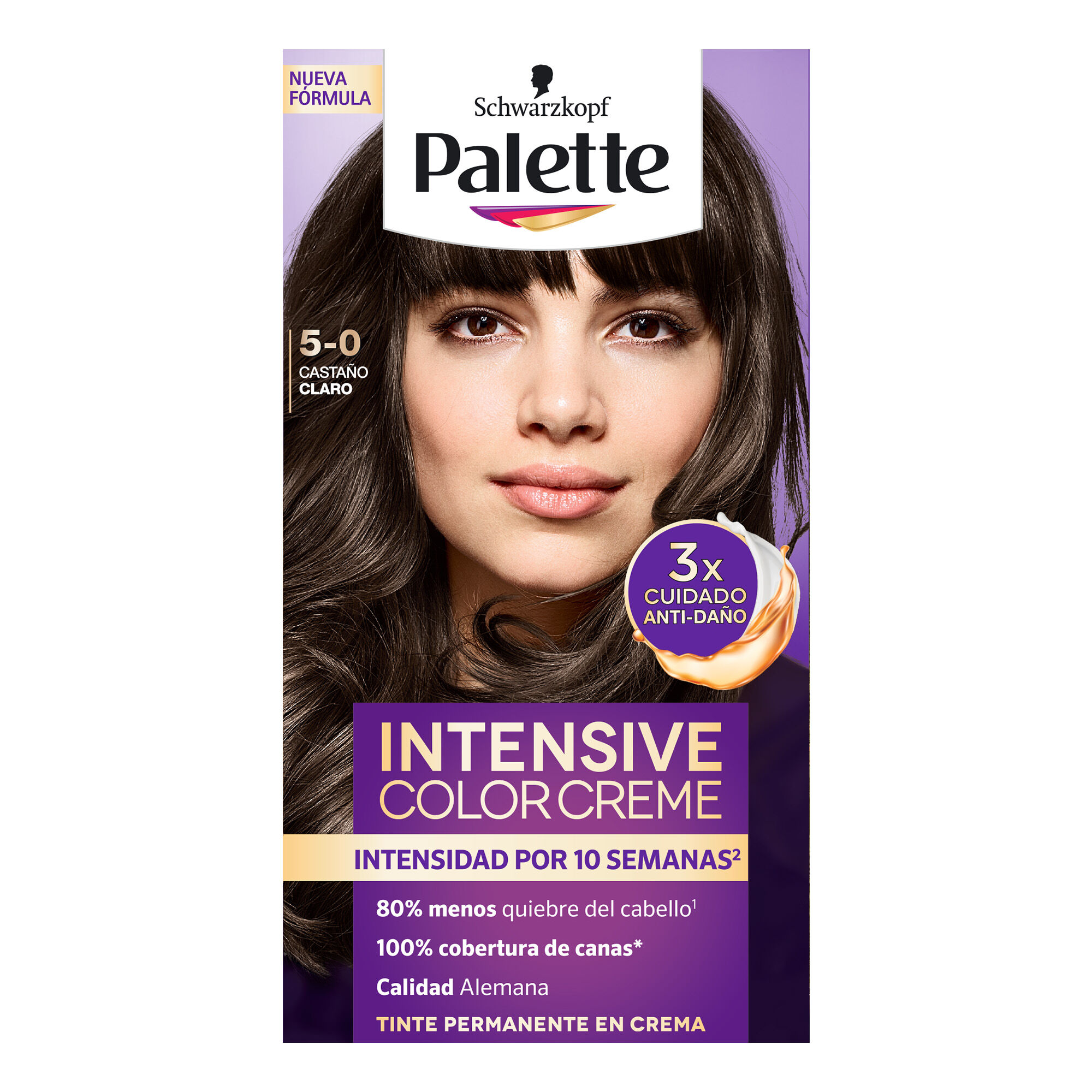 Tinte Cabello Castaño Claro #5 0 Palette 1.0 Pza