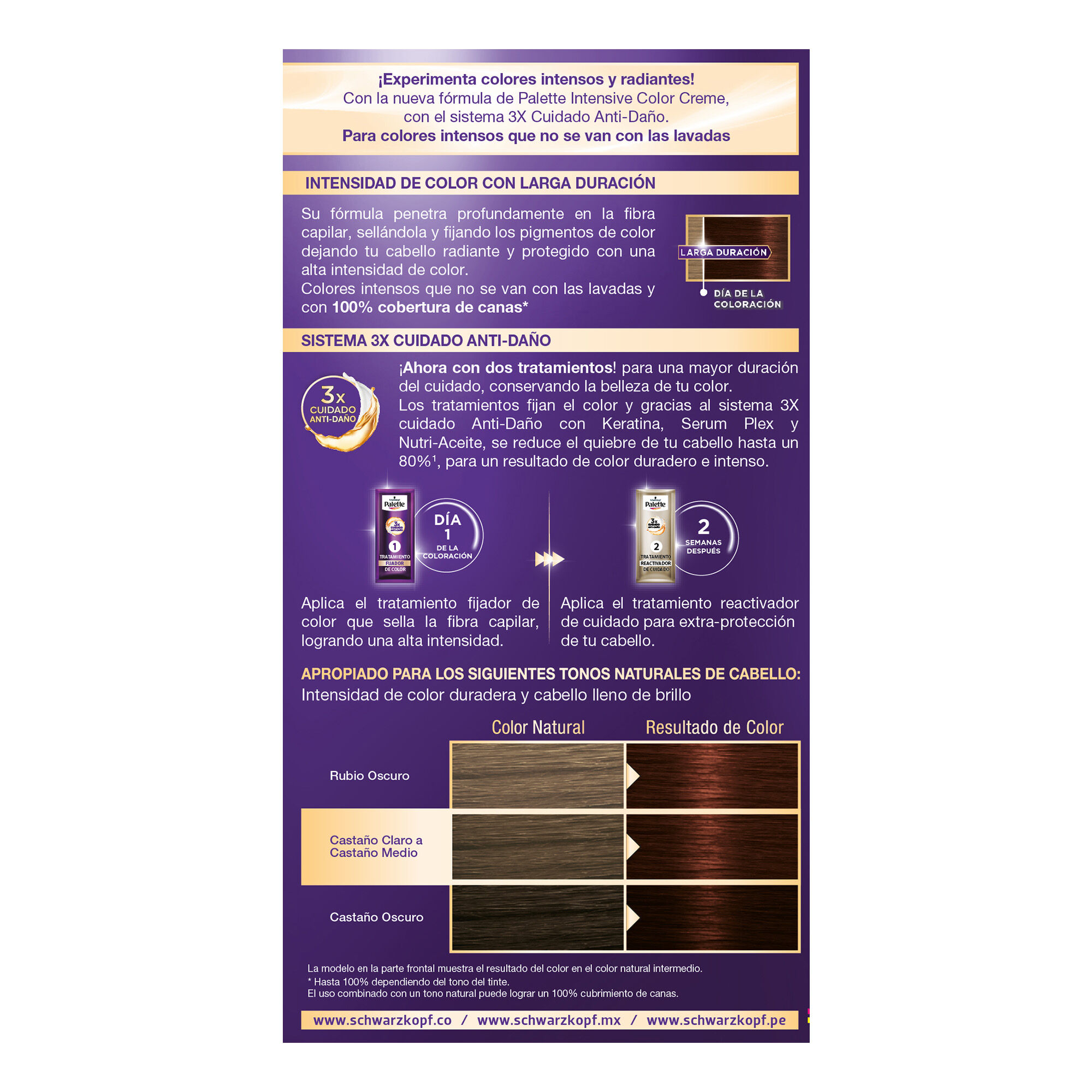 Tinte Cabello Chocolate Profundo #3 68 Palette 1.0 Pza