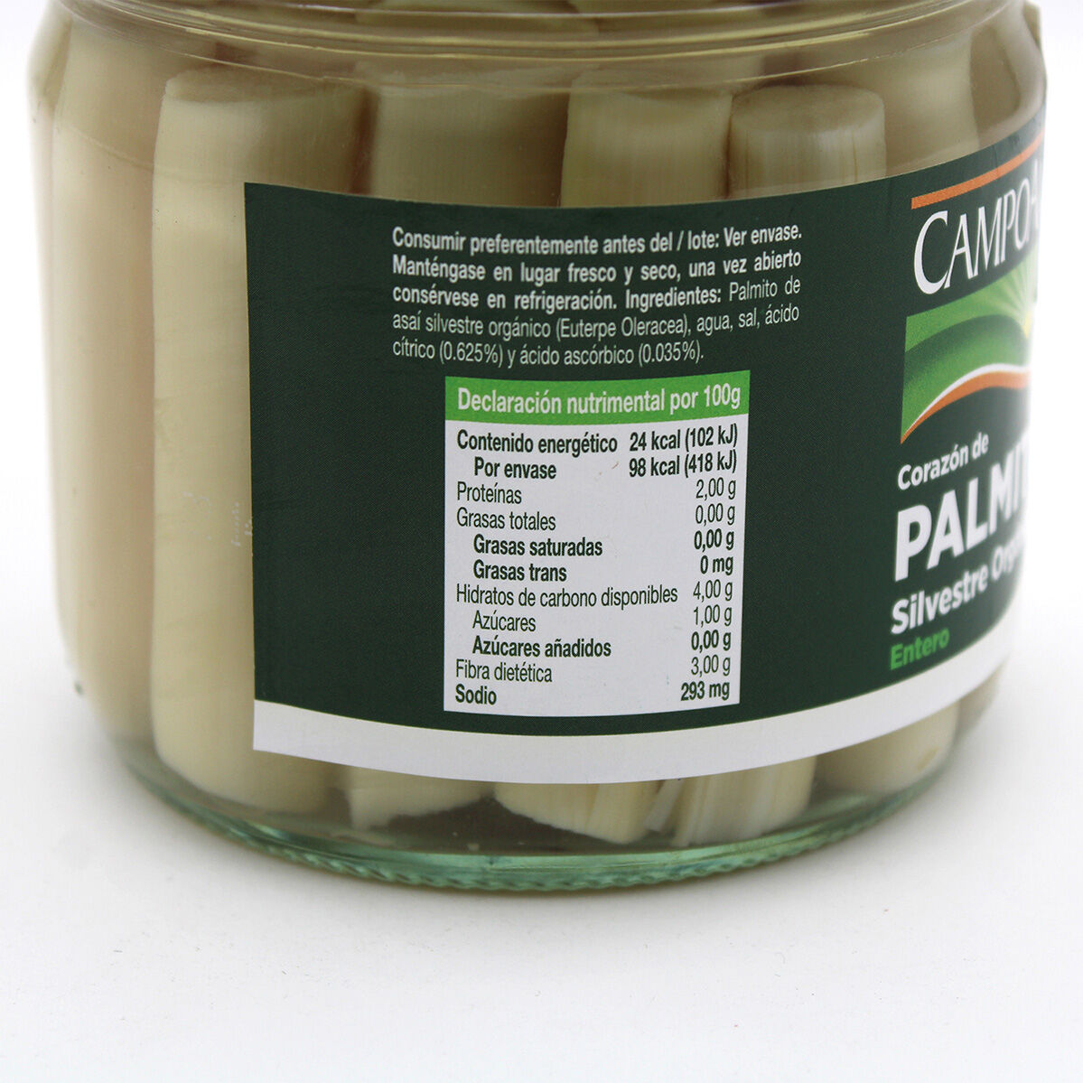 Palmito Corazon Campoamor 410.0 Gr