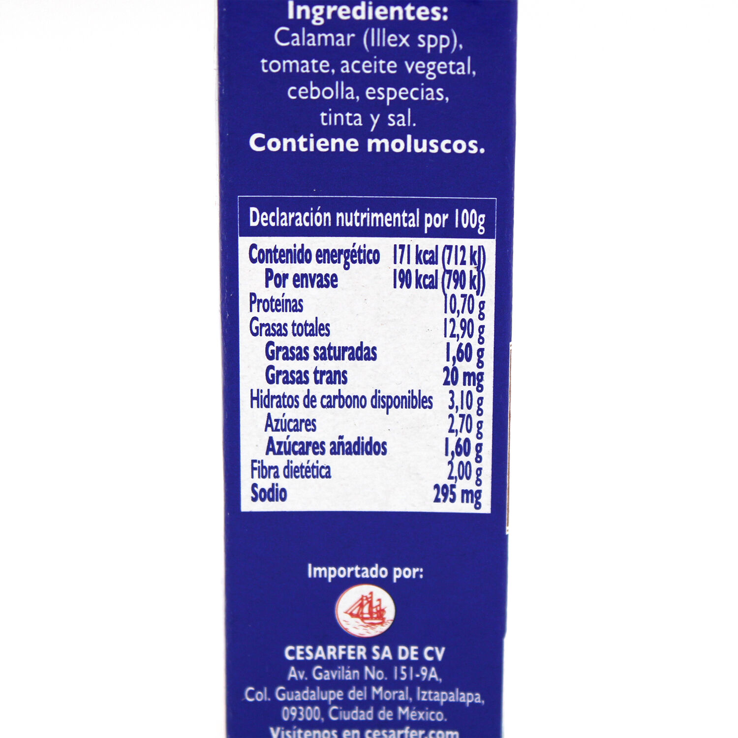 Calamar Rell Tinta Peskera 111.0 Gr