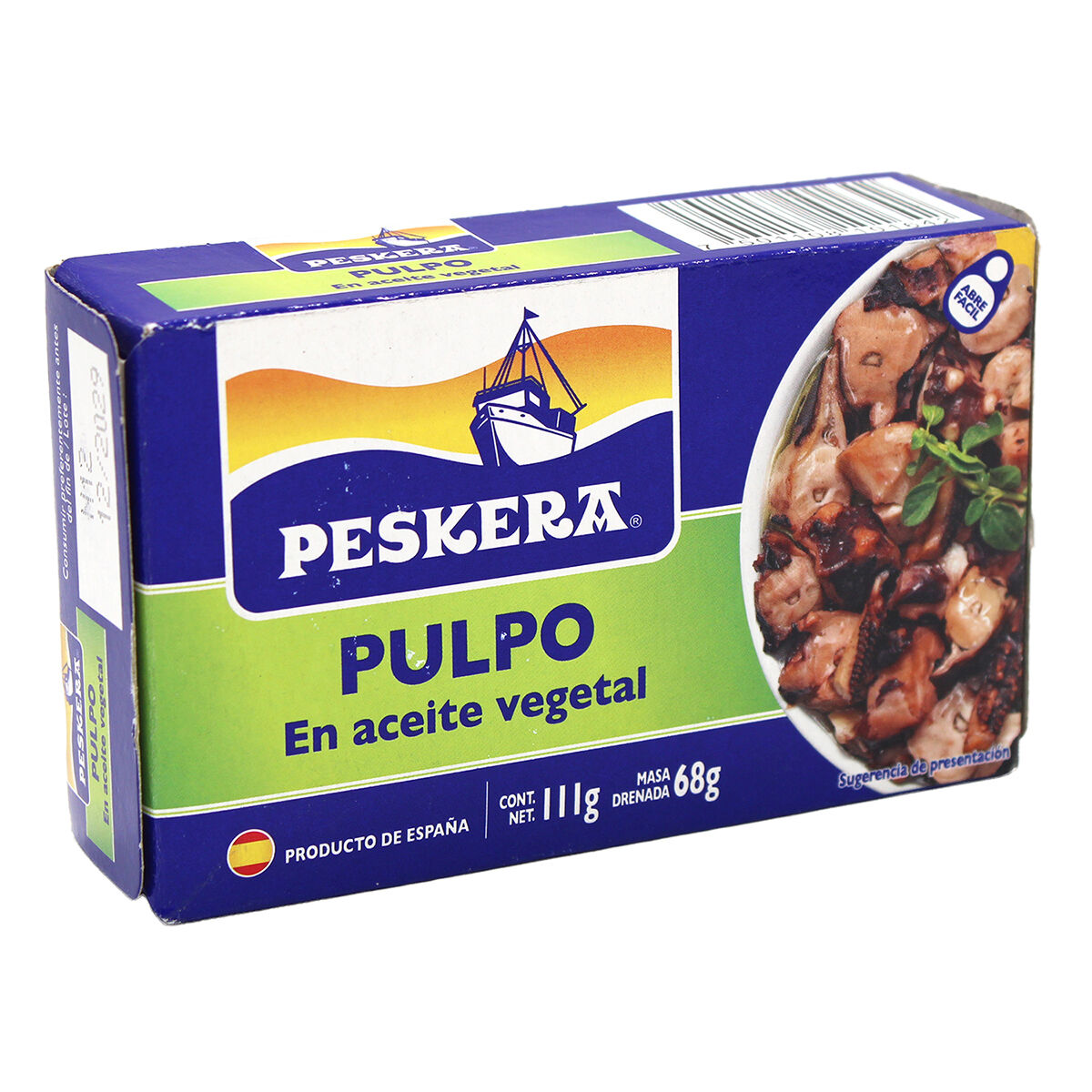 Pulpo Aceite Veg Peskera 111.0 Gr