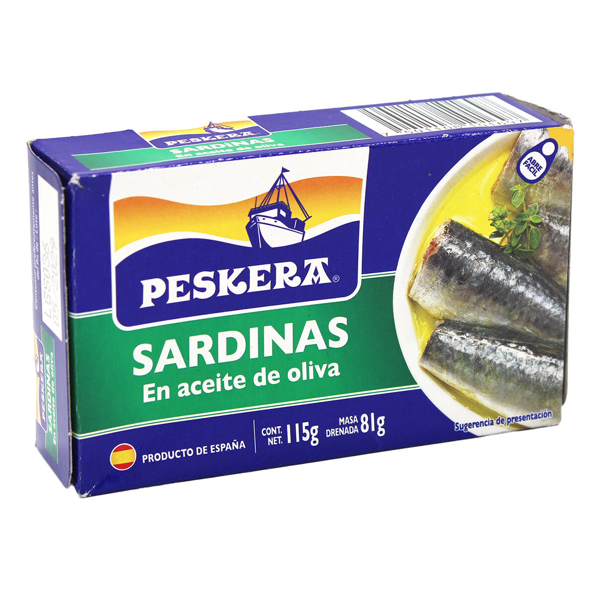 Sardina Ac Oliva Peskera 115.0 Gr