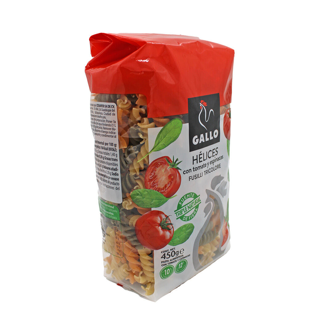 Gallo Helices Vegetales Gallo 450.0 Gr