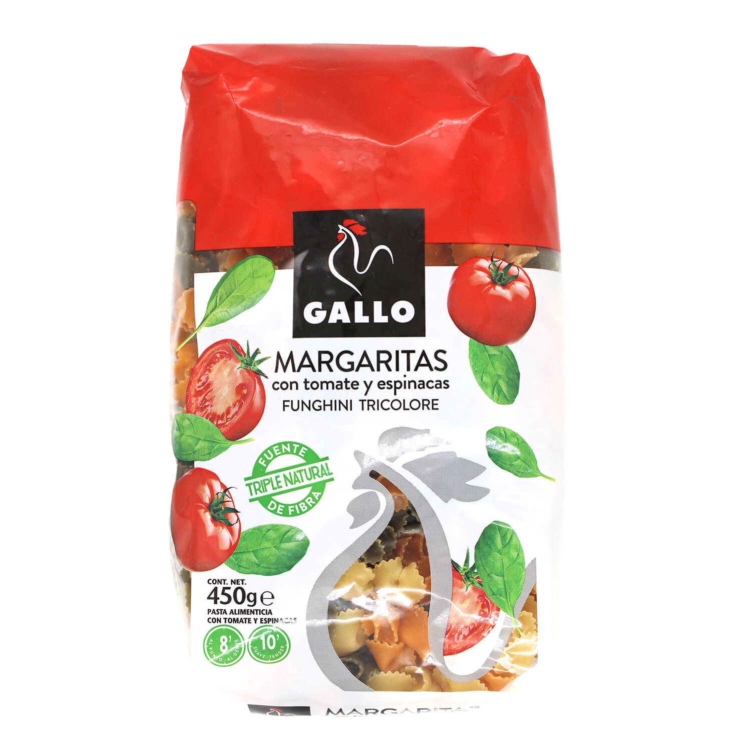 Pasta Margarita Vegetales Gallo 450.0 Gr