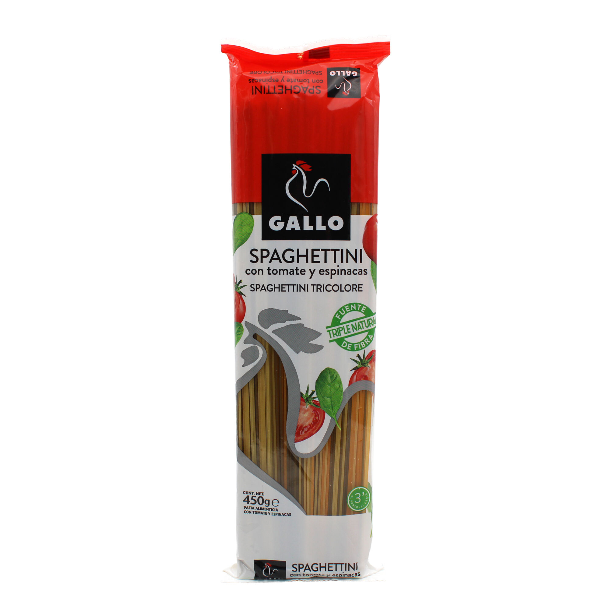 Spaghetti Vegetales Gallo 450.0 Gr
