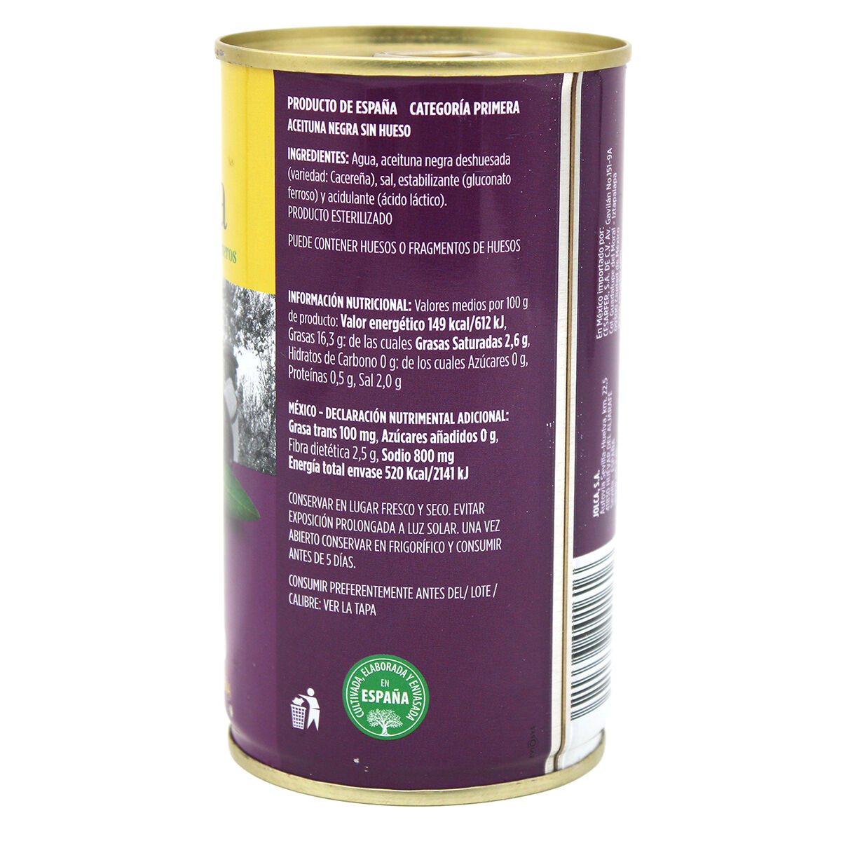 Aceituna Negra Deshu Jolca 350.0 Gr