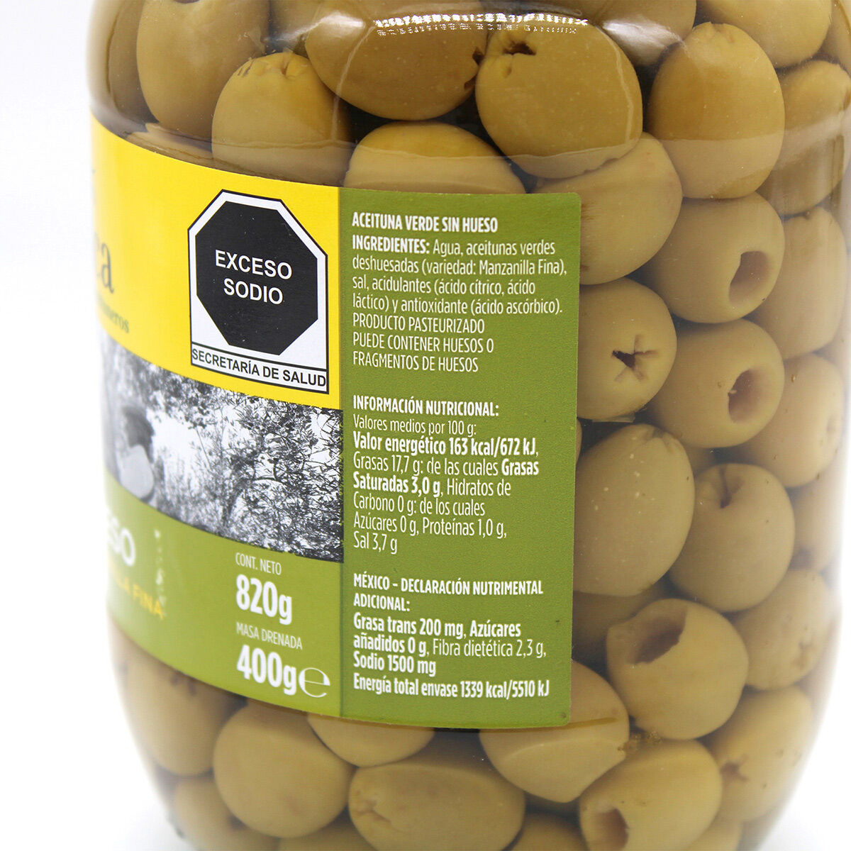 Aceituna Deshuesada Jolca 820.0 Gr