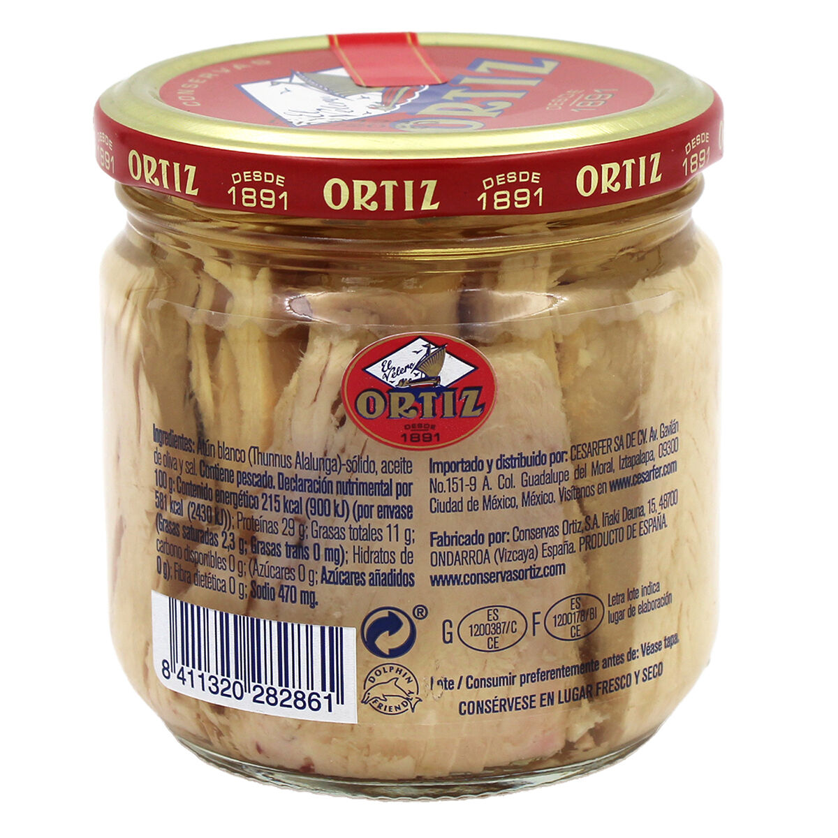 Atun Blanco Oliva Ortiz 270.0 Gr