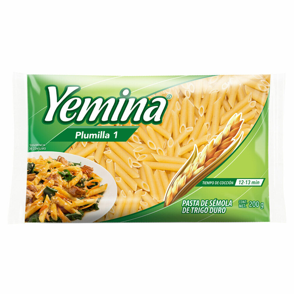 Pasta Plumilla 1 Yemina 200.0 Gr