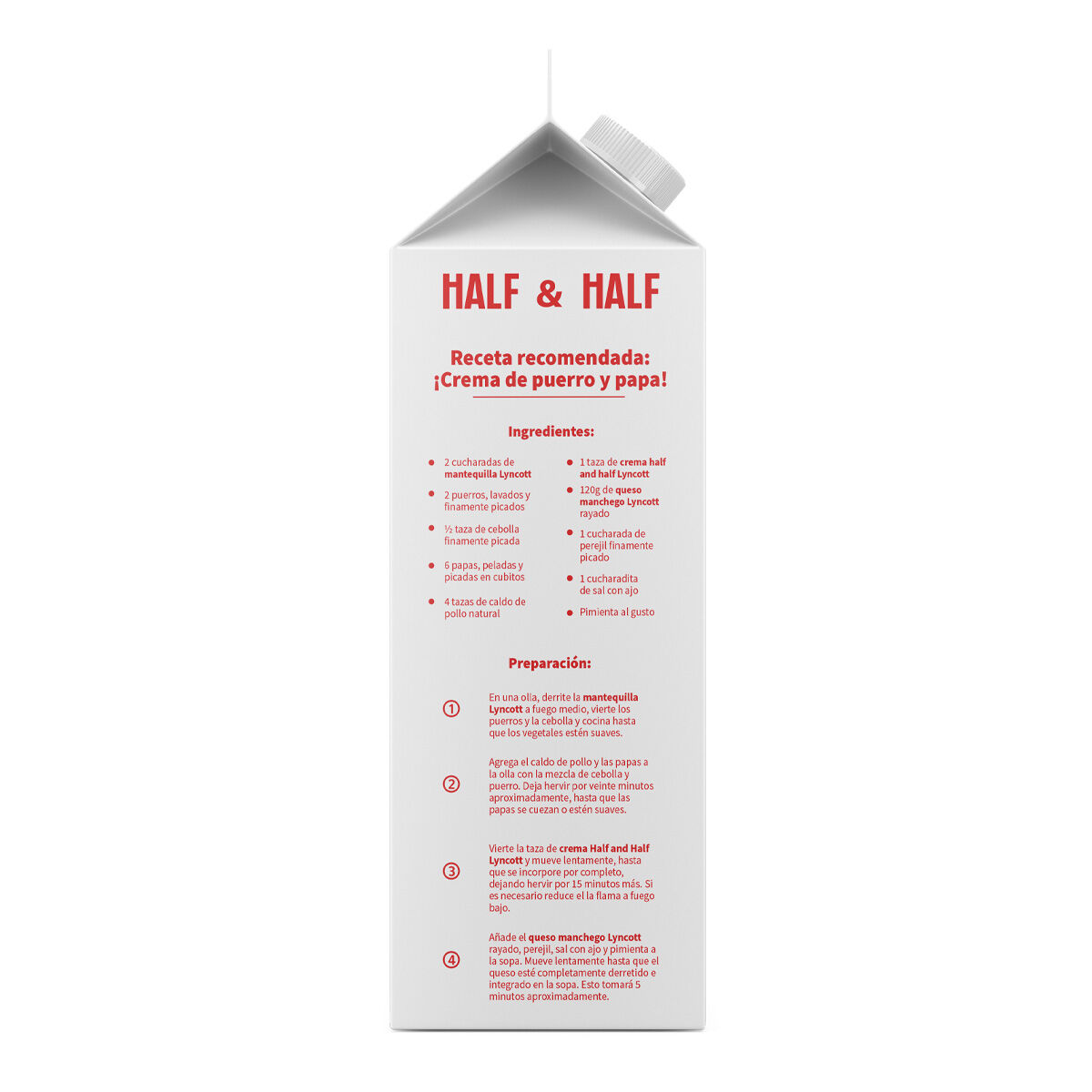 Crema Cafe Half & Half 1.0 Lt