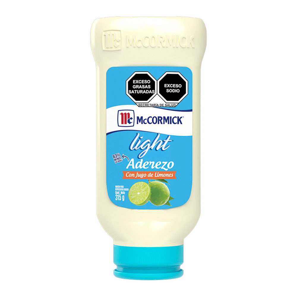 Aderezo De Mayonesa Mccormick Squeeze Light 315 G
