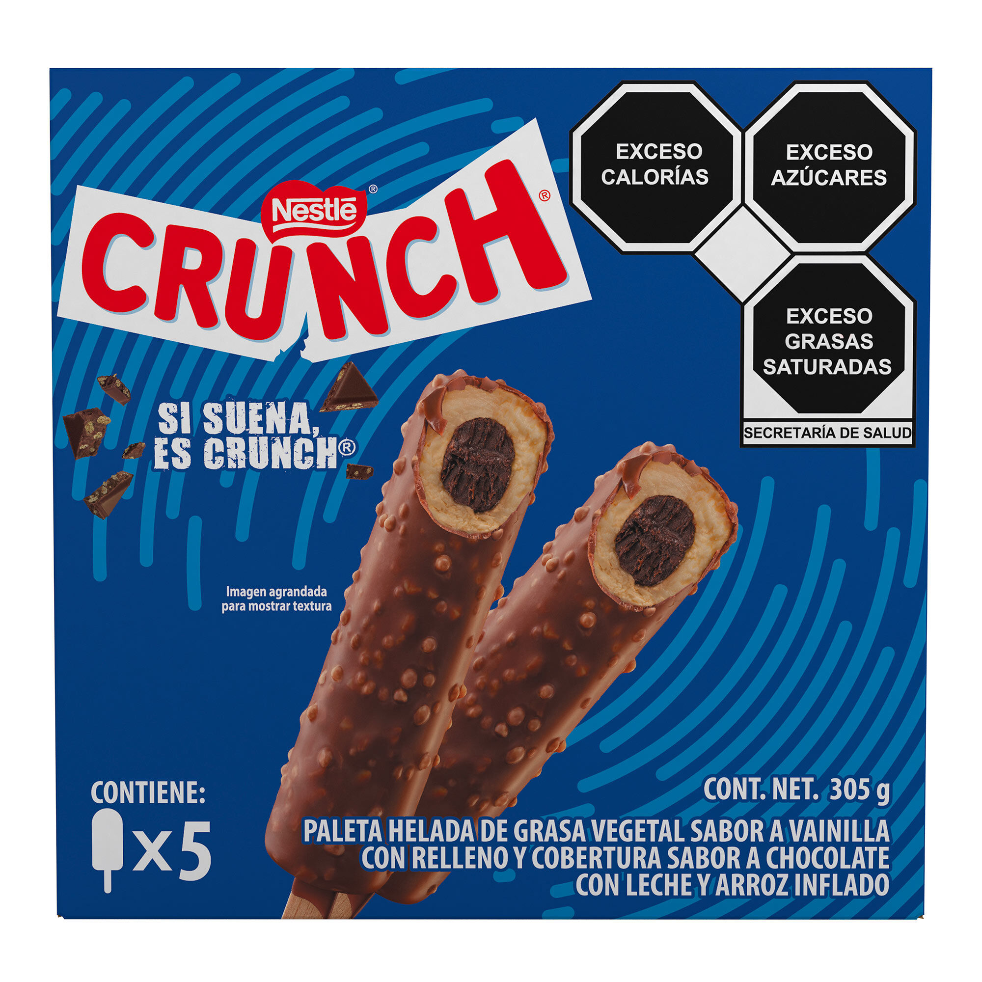 Paleta Crunch Nestle 5.0 Pack