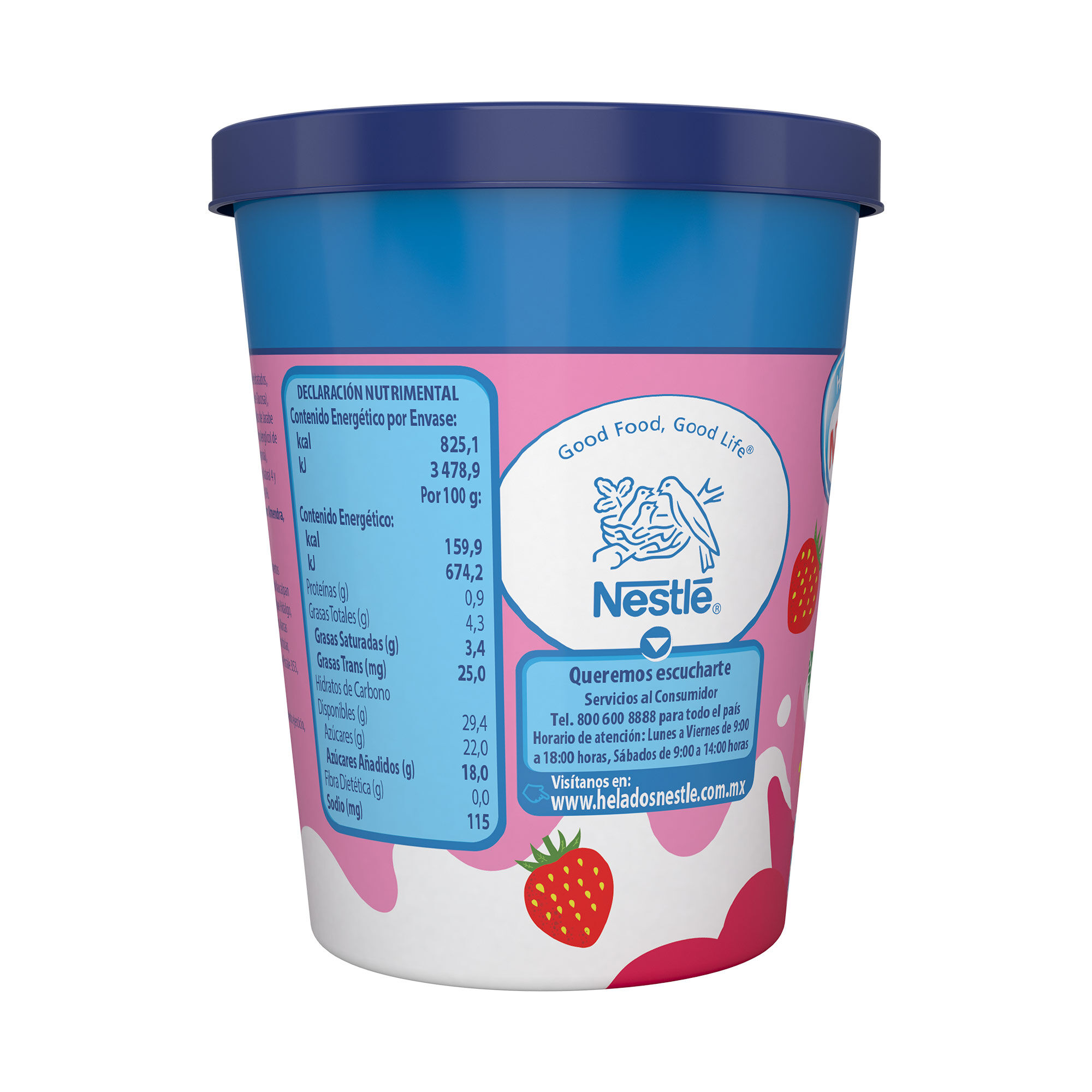 Helado Fresa Nestle 1.0 Lt