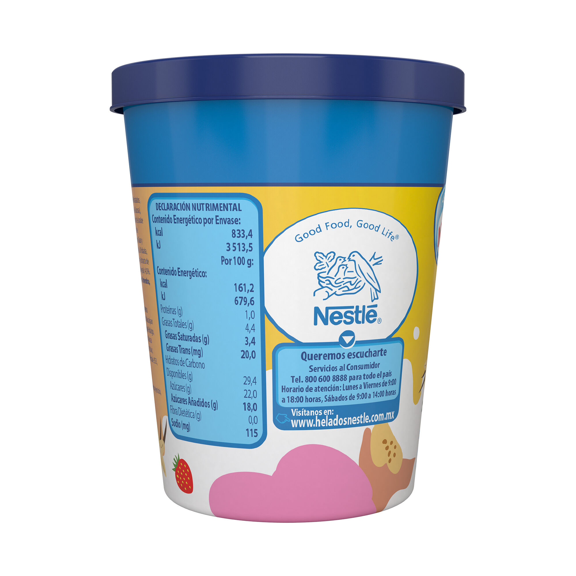 Helado Napolitano Nestle 1.0 Lt