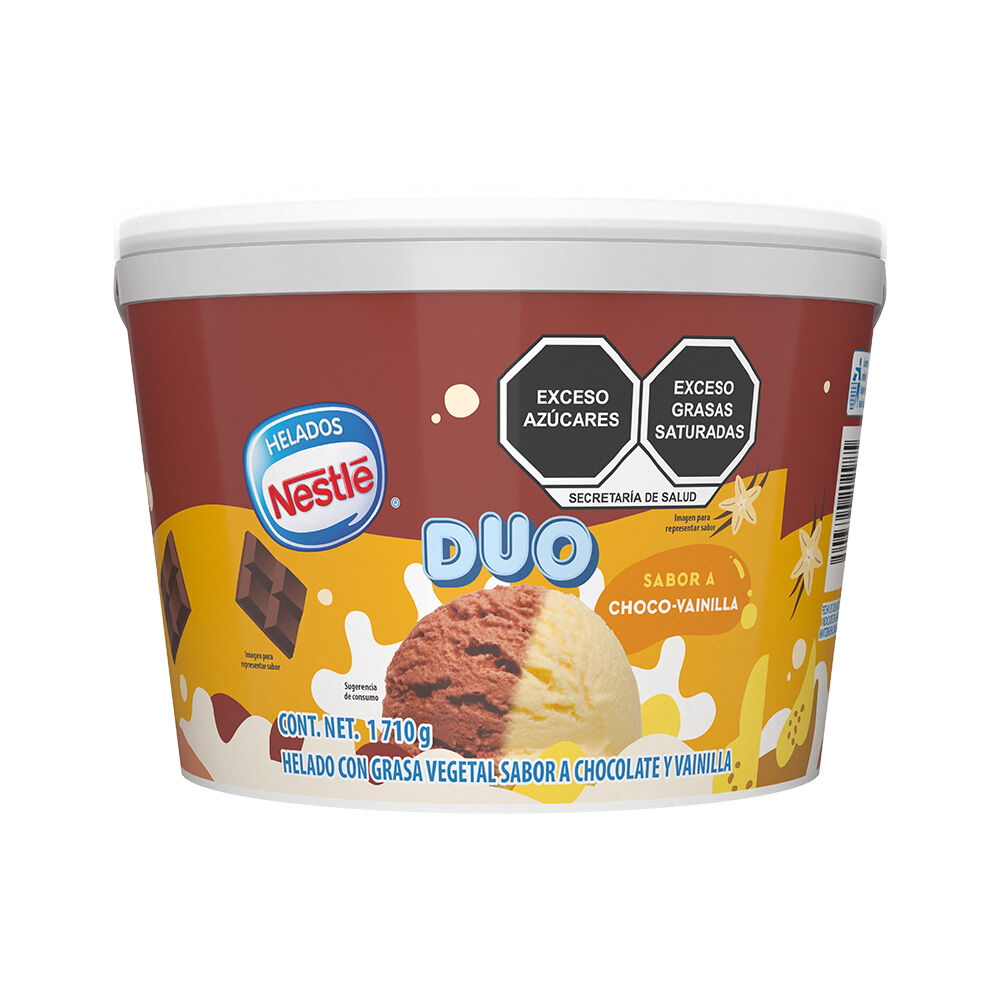 Cubeta Helado Choco Vainilla Nestle 1710.0 Gr