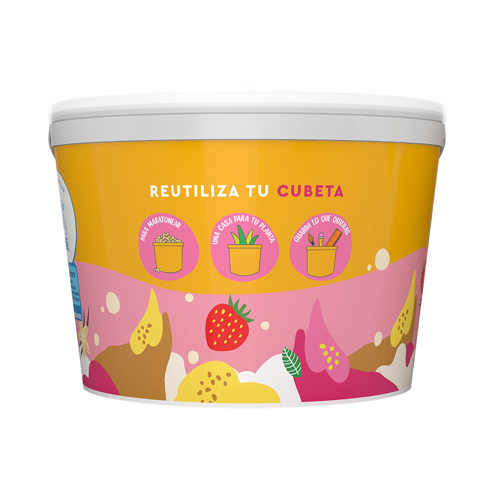 Cubeta Helado Vainilla Fresa Nestle 1703.0 Gr