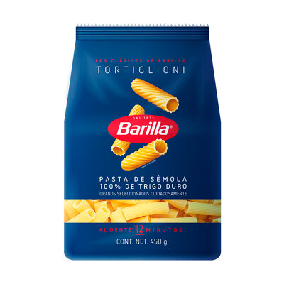 Pasta Barilla Tortiglioni 450 G