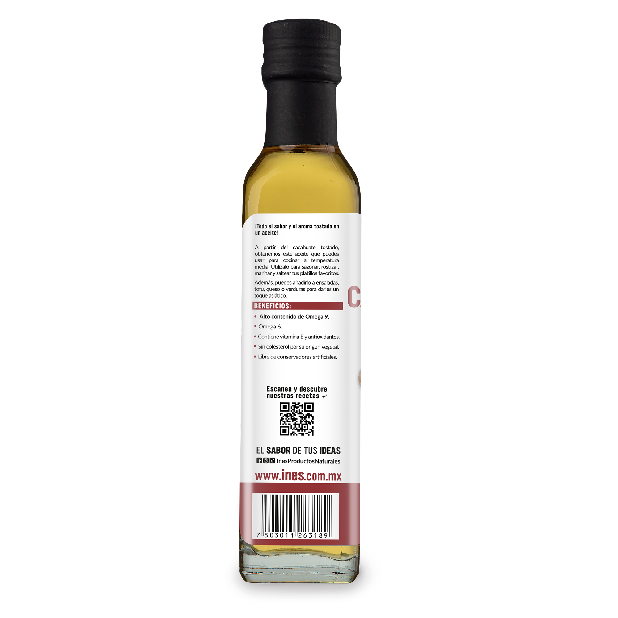 Aceite De Cacahuate Ines 250.0 Ml