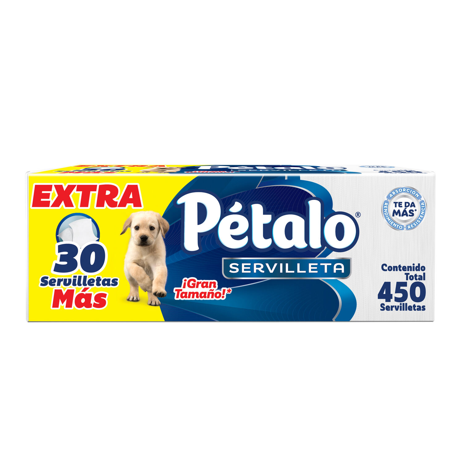 Servilleta Blanca Petalo 450.0 Pza