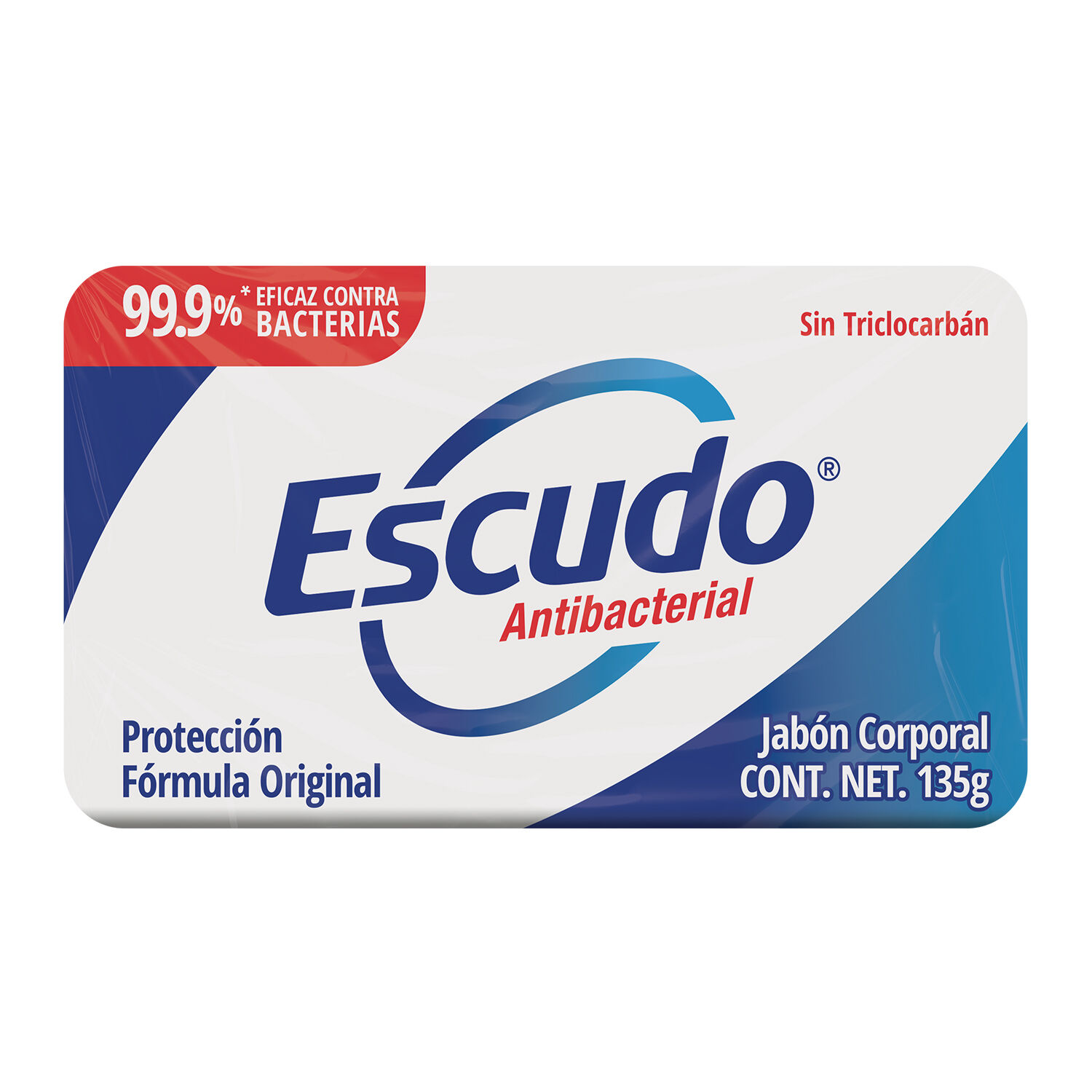 Jabon Tocador Antibacterial Escudo 135.0 Gr
