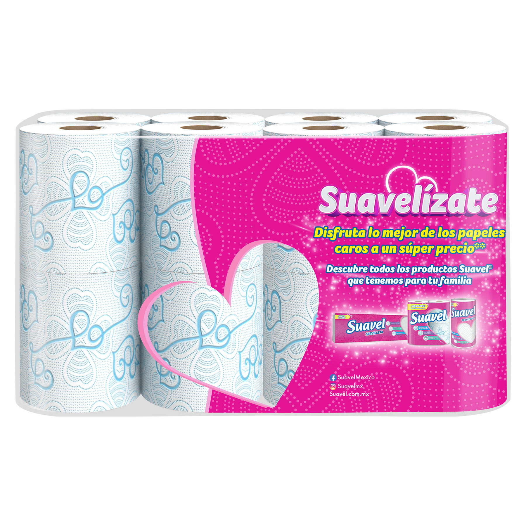 Papel Higienico 200hd Suavel 16.0 Pza