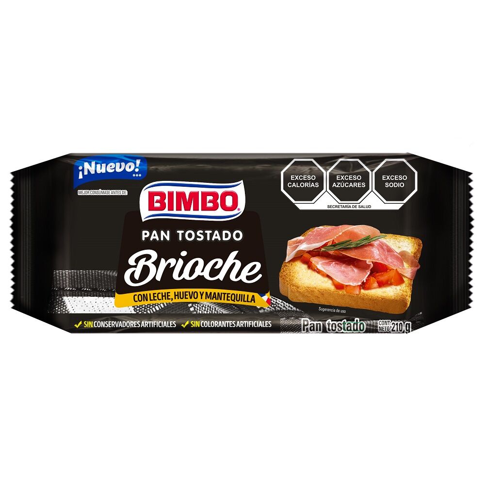 Pan Tostado Brioche Bimbo 210.0 Gr