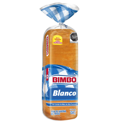 Pan De Barra Grande Bimbo 620.0 Gr