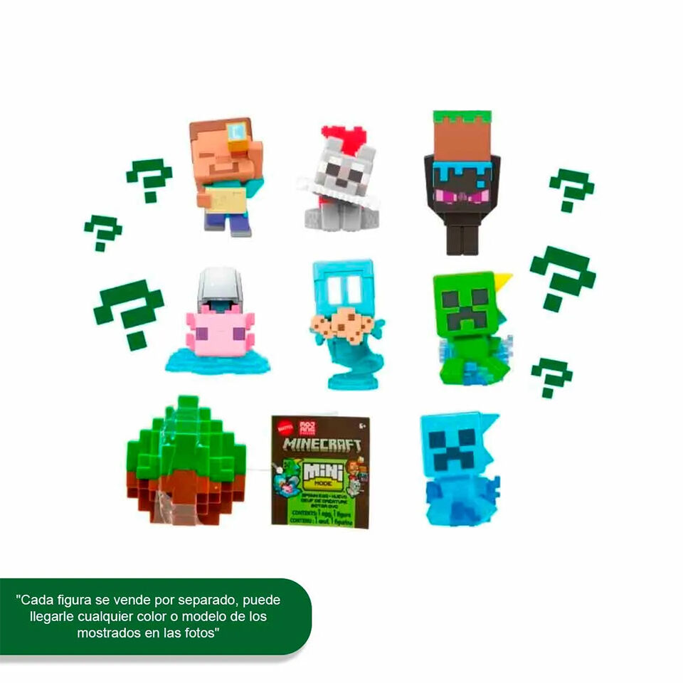 Minecraft Vanila Mini Huevo Surtido Mattel 1.0 Pza