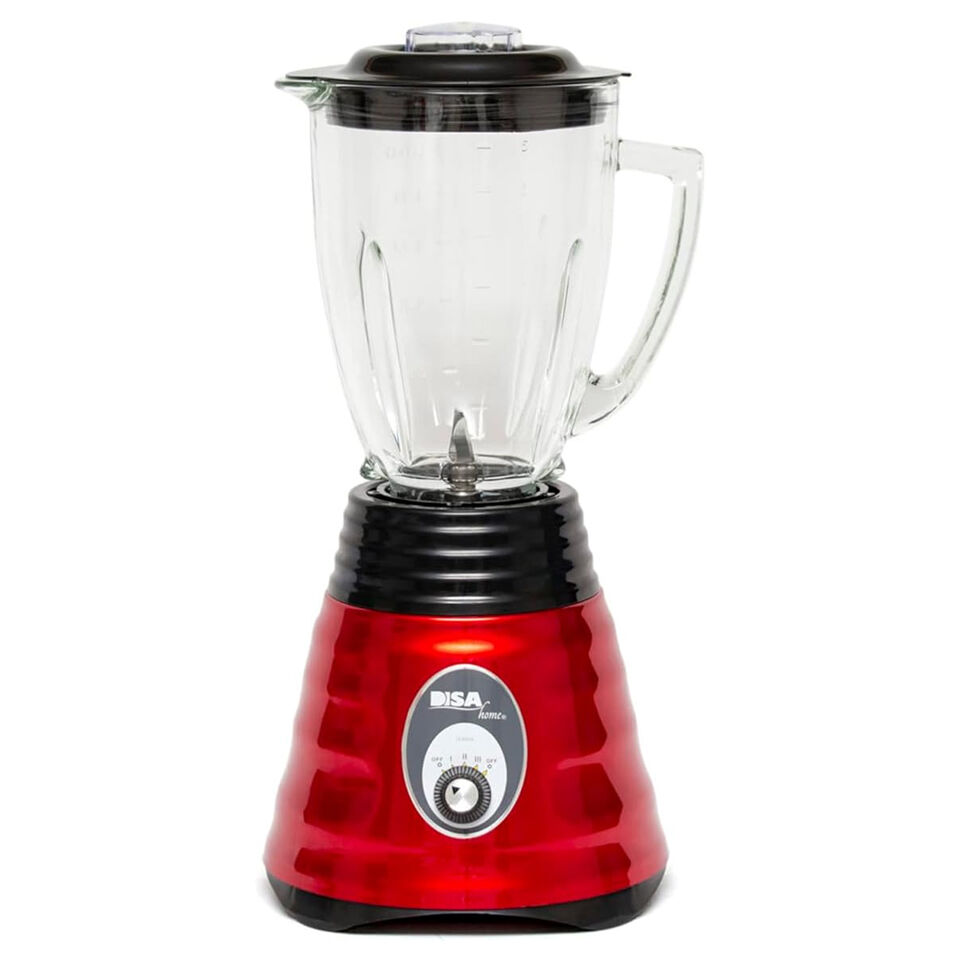 Licuadora Pro 500w Vidrio Base Cromada Disa 1.0 Pza