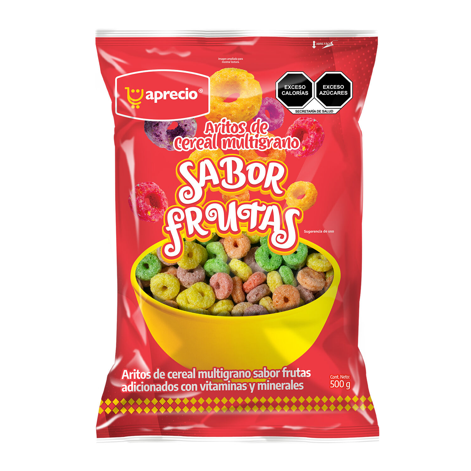 Cereal Aros De Frutas Aprecio 500.0 Gr