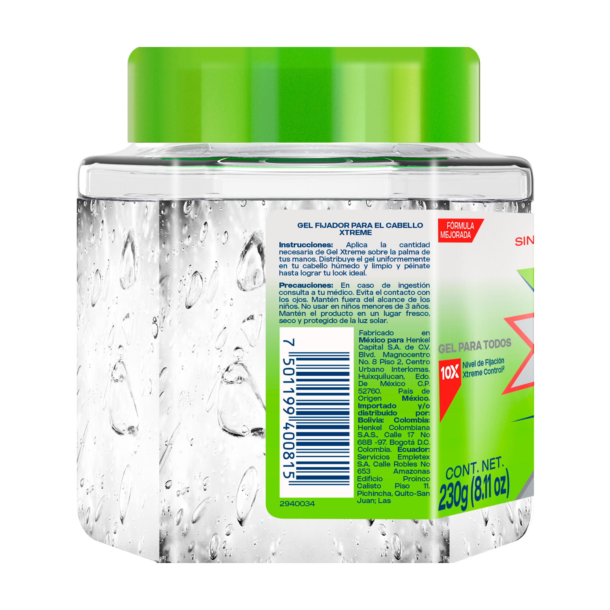 Gel 230gr Xtreme 230gr