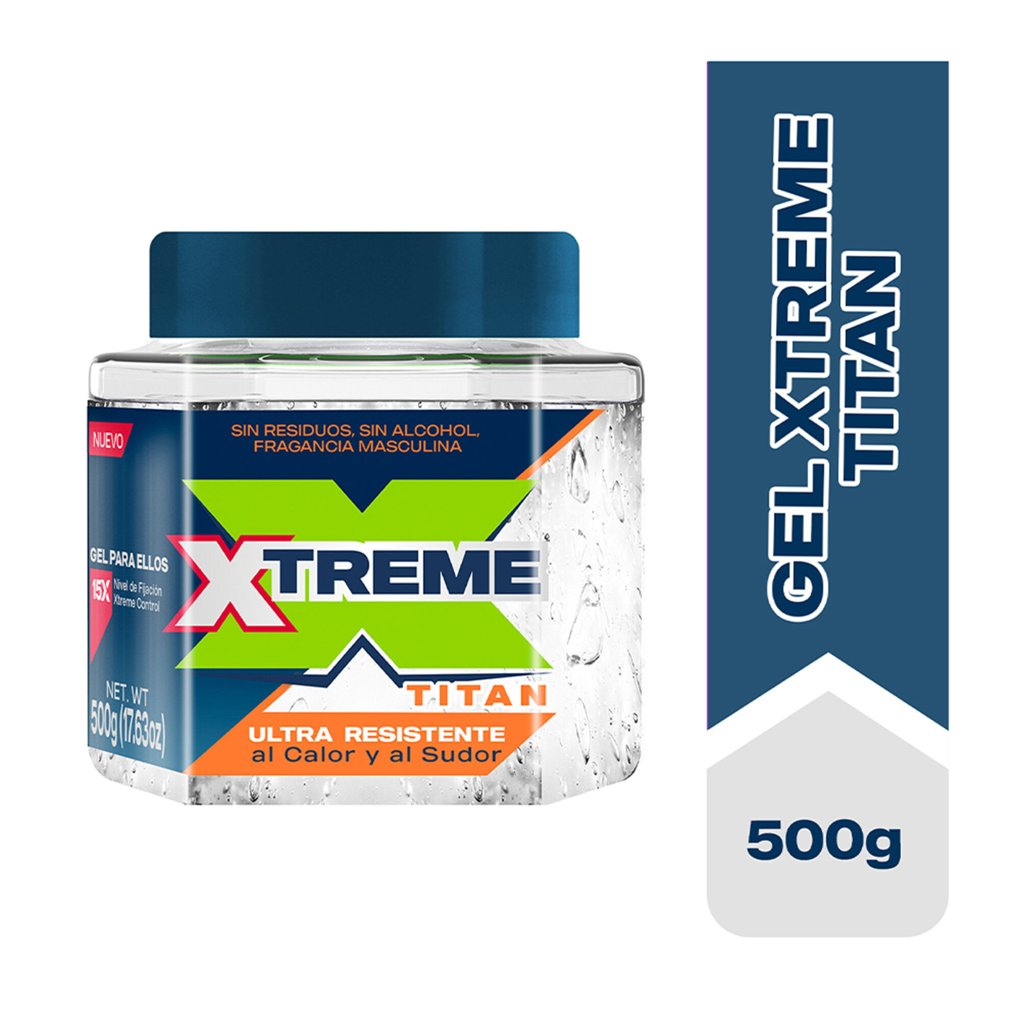 Gel Para Cabello Titan Xtreme 500.0 Gr